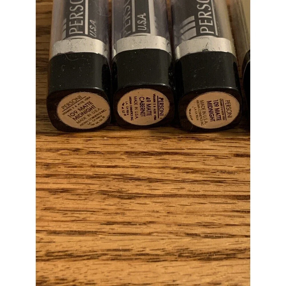 Personi LIPSTICK (4) Set Matte Midnight 109 Cabernet 49 Maxi 103 NEW y2k VTG